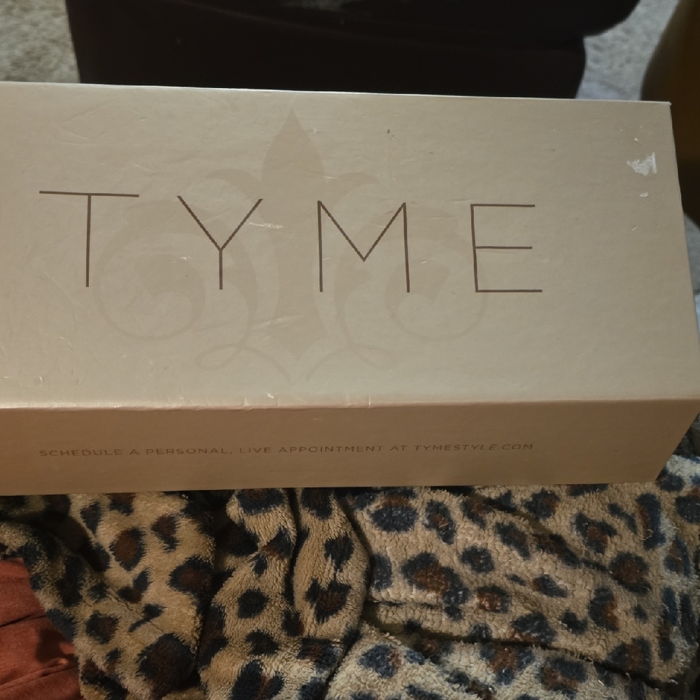 TYME Styling Tool in Elegant Tan Packaging